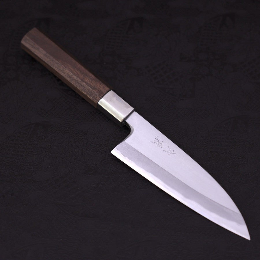 Deba White Steel #1 Walnut Handle 150mm (5.9”)-[Musashi]-[Japanese-Kitchen-Knives]