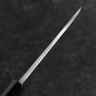 Deba White Steel #2 Kasumi Buffalo Ebony Handle 120mm-[Musashi]-[Japanese-Kitchen-Knives]