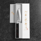 Deba White Steel #2 Kasumi Buffalo Ebony Handle 120mm-[Musashi]-[Japanese-Kitchen-Knives]