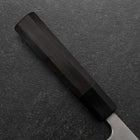 Deba White Steel #2 Kasumi Buffalo Ebony Handle 150mm (5.9”)-[Musashi]-[Japanese-Kitchen-Knives]
