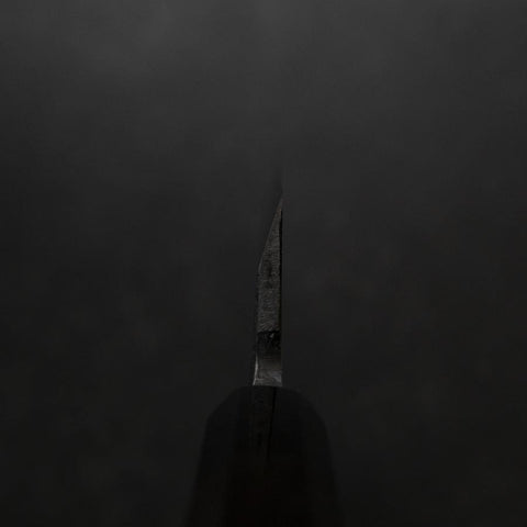 Deba White Steel #2 Kasumi Buffalo Ebony Handle 150mm-[Musashi]-[Japanese-Kitchen-Knives]