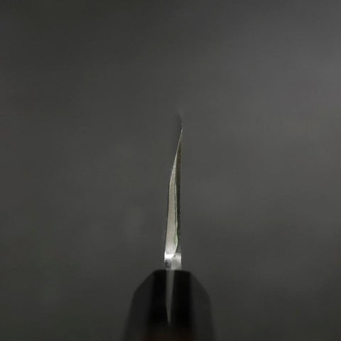 Deba White Steel #2 Kasumi Buffalo Ebony Handle 180mm (7”)-[Musashi]-[Japanese-Kitchen-Knives]