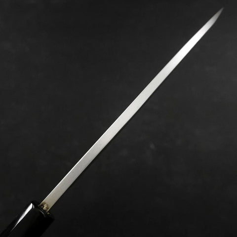 Deba White Steel #2 Kasumi Buffalo Ebony Handle 180mm (7”)-[Musashi]-[Japanese-Kitchen-Knives]