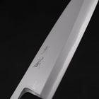 Deba White Steel #2 Kasumi Buffalo Magnolia Handle 180mm (7”)-[Musashi]-[Japanese-Kitchen-Knives]