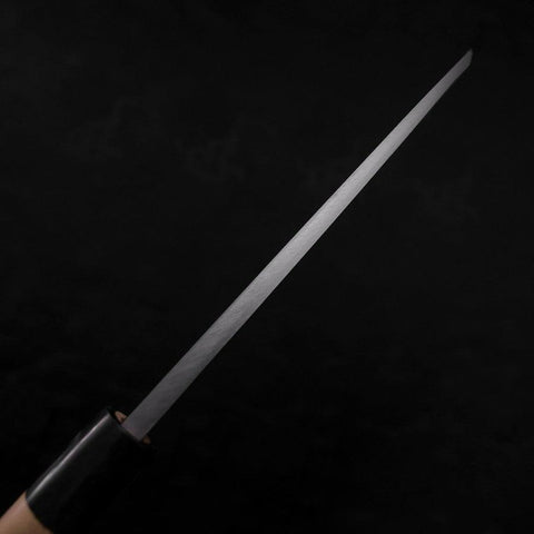 Deba White Steel #2 Kasumi Buffalo Magnolia Handle 180mm (7”)-[Musashi]-[Japanese-Kitchen-Knives]