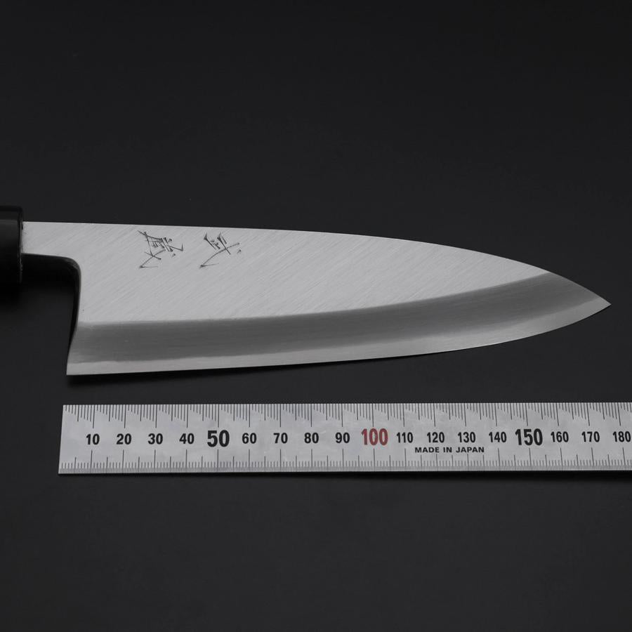出刃 白紙2号 霞 墨漆柄 180mm – MUSASHI