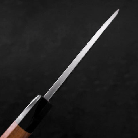 Deba White Steel #2 Kasumi Buffalo Teak Handle 150mm (5.9”)-[Musashi]-[Japanese-Kitchen-Knives]