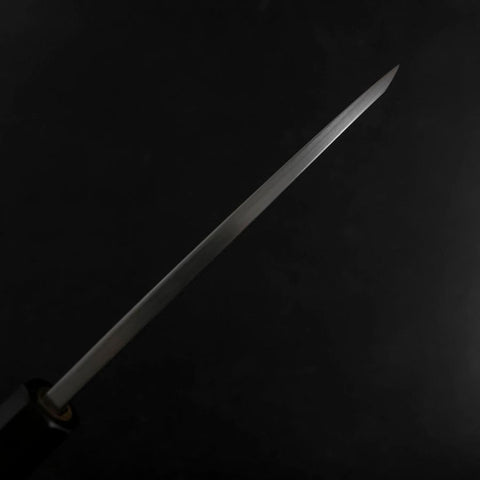 Deba White Steel #2 Kasumi Buffalo Teak Handle 150mm (5.9”)-[Musashi]-[Japanese-Kitchen-Knives]