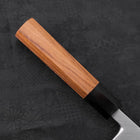Deba White Steel #2 Kasumi Buffalo Teak Handle 180mm (7”)-[Musashi]-[Japanese-Kitchen-Knives]