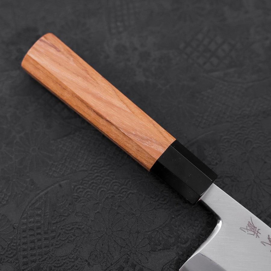 Deba White Steel #2 Kasumi Buffalo Teak Handle 180mm (7”) – MUSASHI