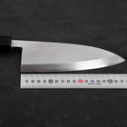 Deba White Steel #2 Kasumi Buffalo Teak Handle 180mm (7”)-[Musashi]-[Japanese-Kitchen-Knives]