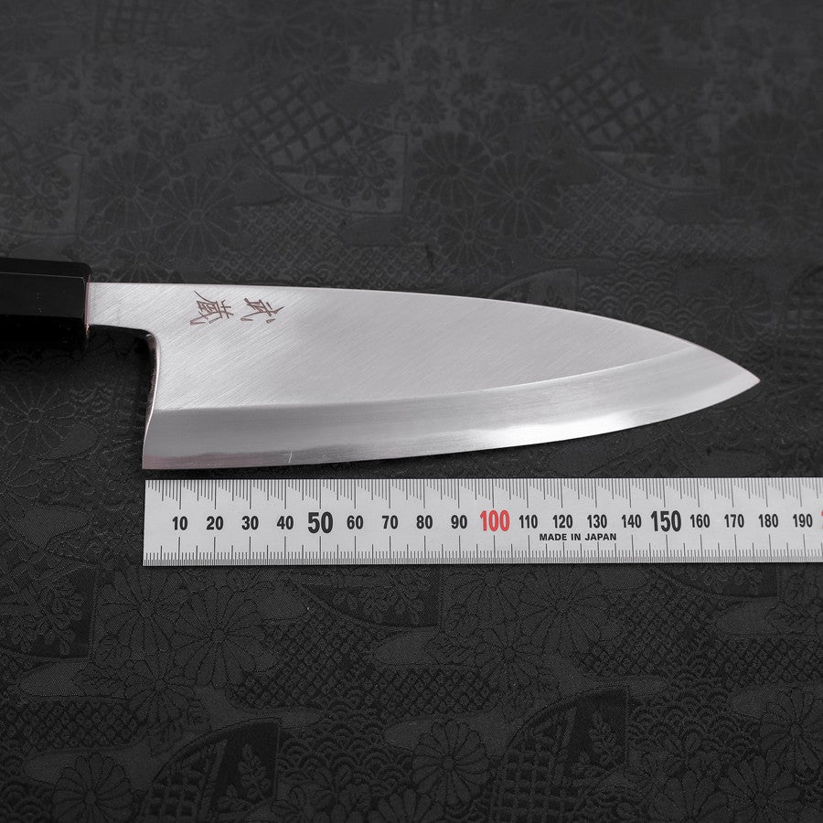 Deba White Steel #2 Kasumi Buffalo Teak Handle 180mm (7”) – MUSASHI