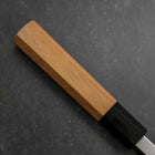 Deba White Steel #2 Kasumi Buffalo Teak Handle 210mm (8.3”)-[Musashi]-[Japanese-Kitchen-Knives]