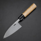 Deba White Steel #2 Kasumi Cherry Handle 105mm (4.1”)-[Musashi]-[Japanese-Kitchen-Knives]
