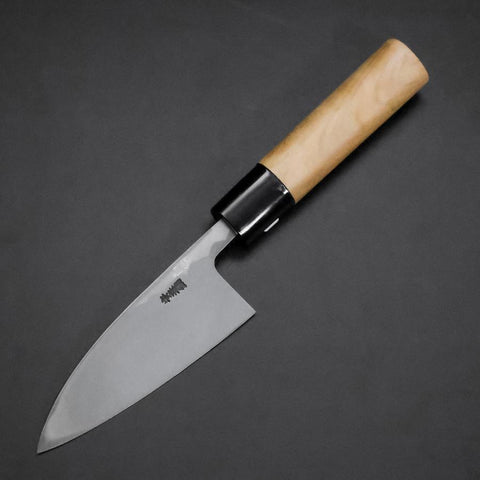 Deba White Steel #2 Kasumi Cherry Handle 105mm (4.1”)-[Musashi]-[Japanese-Kitchen-Knives]