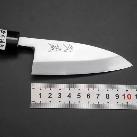 Deba White Steel #2 Kasumi Cherry Handle 105mm-[Musashi]-[Japanese-Kitchen-Knives]