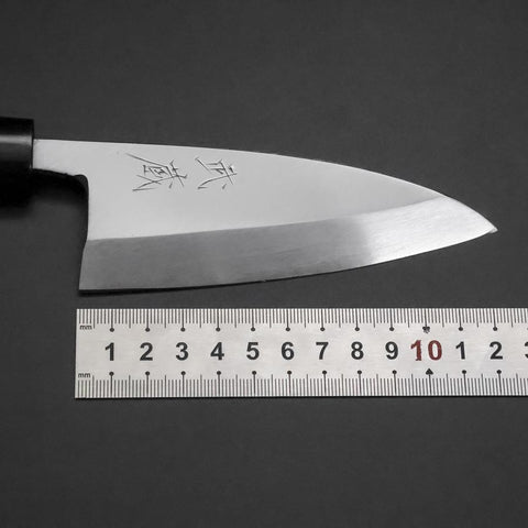 Deba White Steel #2 Kasumi Cherry Handle 120mm-[Musashi]-[Japanese-Kitchen-Knives]