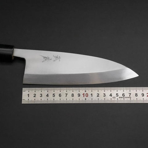 Deba White Steel #2 Kasumi Cherry Handle 180mm-[Musashi]-[Japanese-Kitchen-Knives]