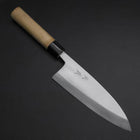 Deba White Steel #2 Kasumi Cherry Handle 180mm-[Musashi]-[Japanese-Kitchen-Knives]