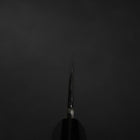 Deba White Steel #2 Kasumi Chokin Dragon Buffalo Ebony Handle 180mm-[Musashi]-[Japanese-Kitchen-Knives]