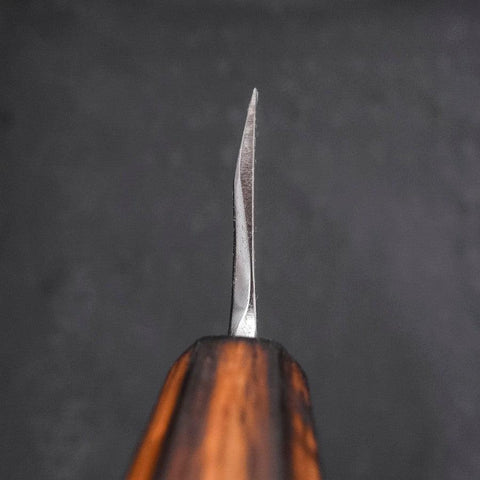 Deba White Steel #2 Kasumi Sumi Urushi Handle 150mm (5.9”)-[Musashi]-[Japanese-Kitchen-Knives]