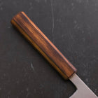 Deba White Steel #2 Kasumi Sumi Urushi Handle 180mm (7”)-[Musashi]-[Japanese-Kitchen-Knives]