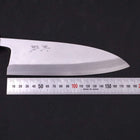 Deba White Steel #2 Kasumi Sumi Urushi Handle 180mm (7”)-[Musashi]-[Japanese-Kitchen-Knives]