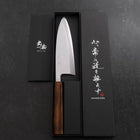 Deba White Steel #2 Kasumi Sumi Urushi Handle 180mm (7”)-[Musashi]-[Japanese-Kitchen-Knives]