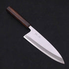 Deba White Steel #2 Kasumi Sumi Urushi Handle 195mm (7.7”)-[Musashi]-[Japanese-Kitchen-Knives]