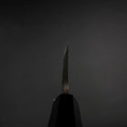 Deba White Steel #2 Kurouchi Buffalo Ebony Handle 180mm-[Musashi]-[Japanese-Kitchen-Knives]