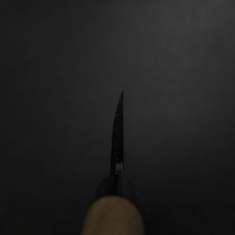 Deba White Steel #2 Kurouchi Tsuchime Cherry Handle 165mm-[Musashi]-[Japanese-Kitchen-Knives]