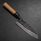 Deba White Steel #2 Kurouchi Tsuchime Cherry Handle 165mm-[Musashi]-[Japanese-Kitchen-Knives]