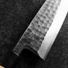 Deba White Steel #2 Kurouchi Tsuchime Cherry Handle 180mm-[Musashi]-[Japanese-Kitchen-Knives]