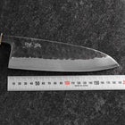 Deba White Steel #2 Kurouchi Tsuchime Cherry Handle 180mm-[Musashi]-[Japanese-Kitchen-Knives]