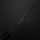 Deba White Steel #2 Kurouchi Tsuchime Walnut Handle 150mm-[Musashi]-[Japanese-Kitchen-Knives]