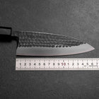 Deba White Steel #2 Kurouchi Tsuchime Walnut Handle 165mm (6.5”)-[Musashi]-[Japanese-Kitchen-Knives]