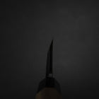 Deba White Steel #2 Kurouchi Tsuchime Walnut Handle 180mm-[Musashi]-[Japanese-Kitchen-Knives]