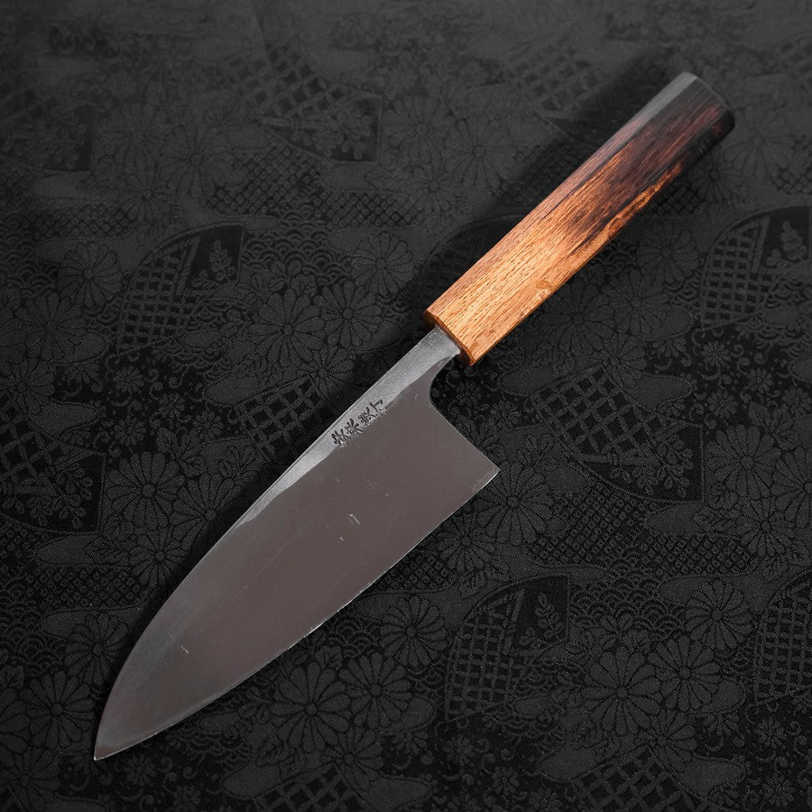 出刃 白紙2号 黒打 槌目 焼漆柄 150mm – MUSASHI
