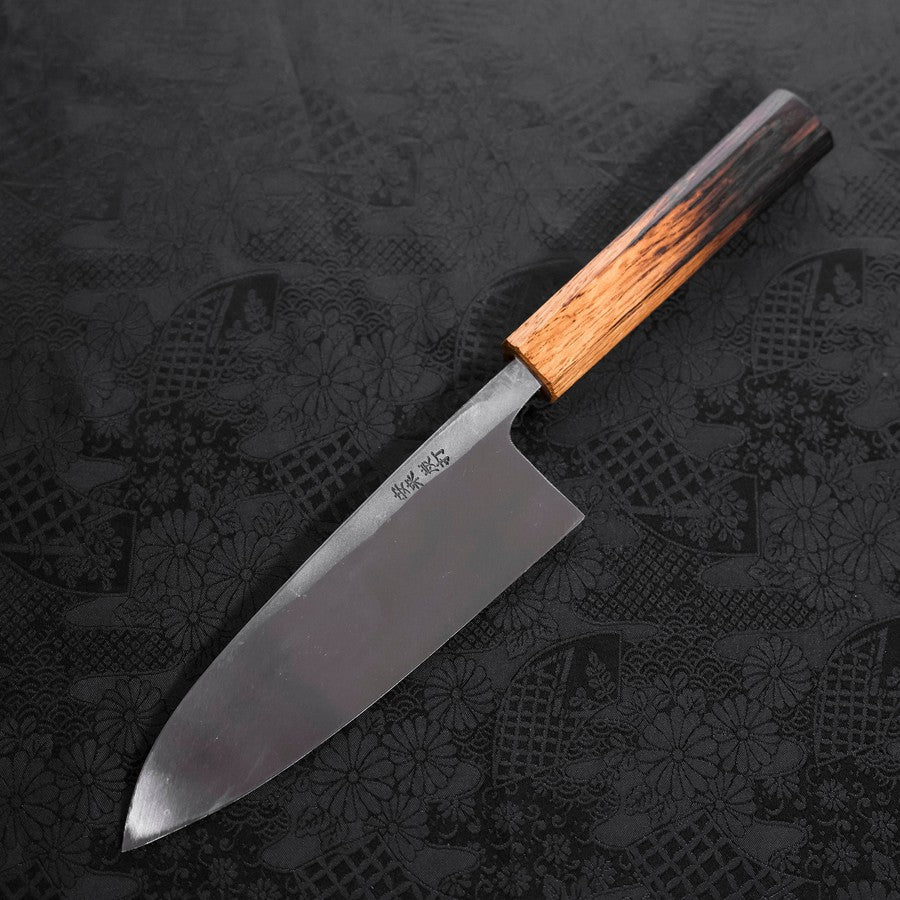 出刃 白紙2号 黒打 槌目 焼漆柄 165mm – MUSASHI