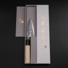 Deba White Steel #2 Nashiji Magnolia Handle 105mm-[Musashi]-[Japanese-Kitchen-Knives]