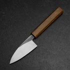 Deba White Steel #2 Nashiji Oak Handle 80mm (3.1”)-[Musashi]-[Japanese-Kitchen-Knives]