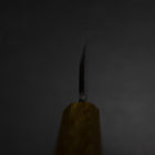 Deba White Steel #2 Nashiji Oak Handle 80mm (3.1”)-[Musashi]-[Japanese-Kitchen-Knives]
