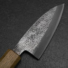 Deba White Steel #2 Nashiji Oak Handle 80mm-[Musashi]-[Japanese-Kitchen-Knives]