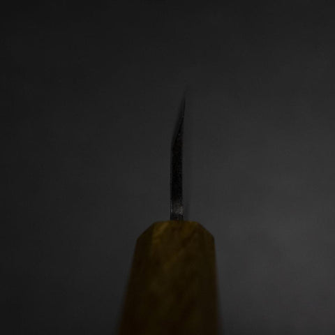 Deba White Steel #2 Nashiji Oak Handle 80mm-[Musashi]-[Japanese-Kitchen-Knives]