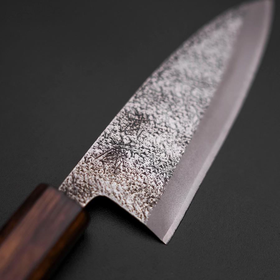 貝サキ 片刃 白紙2号 霞 八角焼漆柄 135mm – MUSASHI