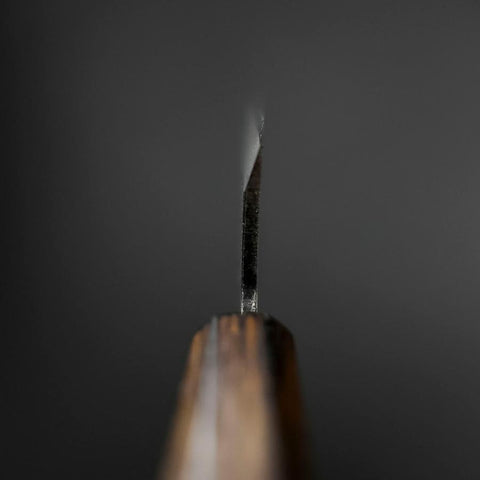 Deba White Steel #2 Nashiji Sumi Urushi Handle 120mm-[Musashi]-[Japanese-Kitchen-Knives]