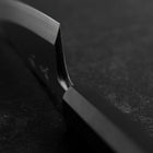 Deba White Steel #2 Polished Buffalo Ebony Handle 120mm-[Musashi]-[Japanese-Kitchen-Knives]