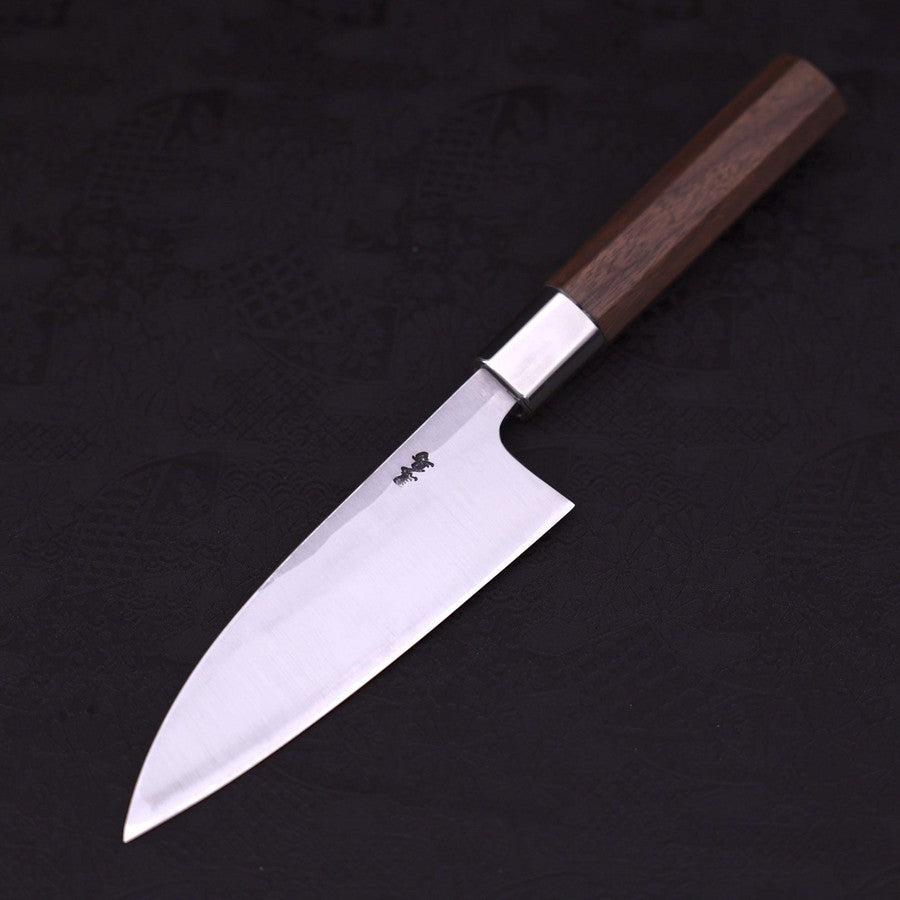 Deba White steel #1 Walnut Handle 150mm-[Musashi]-[Japanese-Kitchen-Knives]