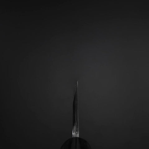 Deba White Steel #2 Kasumi Buffalo Magnolia Handle 180mm-[Musashi]-[Japanese-Kitchen-Knives]