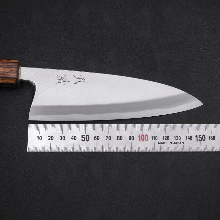 出刃 白紙2号 霞 墨漆柄 150mm – MUSASHI